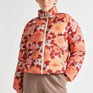 Pyrenex Vintage Mythic unisex down jacket with floral print multi floral